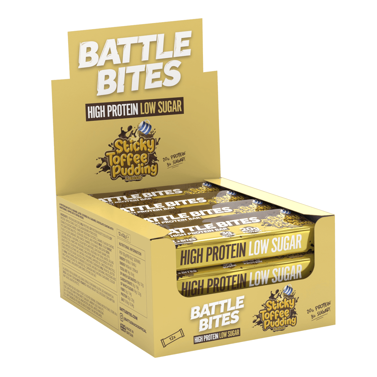 Battle Snacks Battle Bites 12X60G