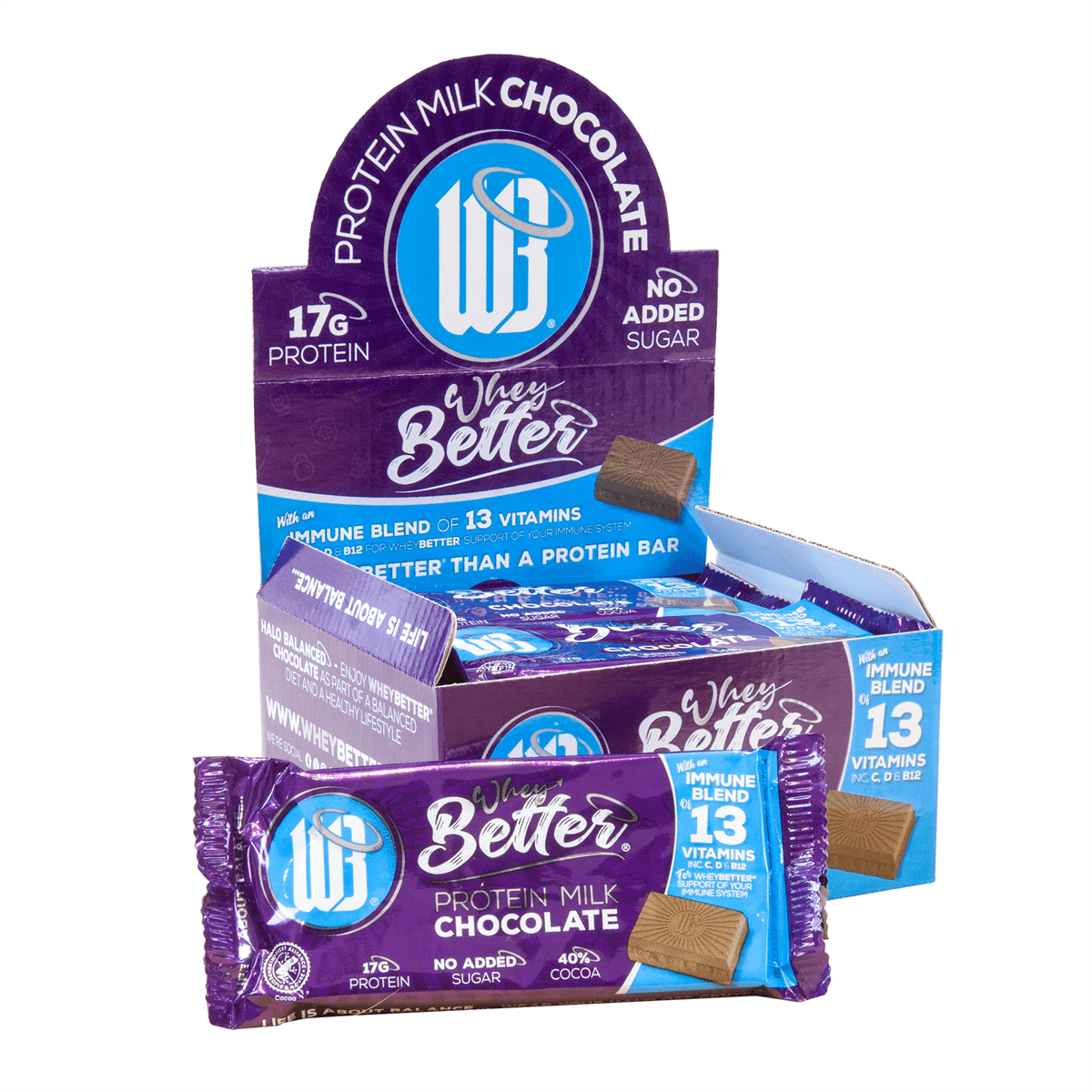 Wheybetter Protein Chocolate 12X75G