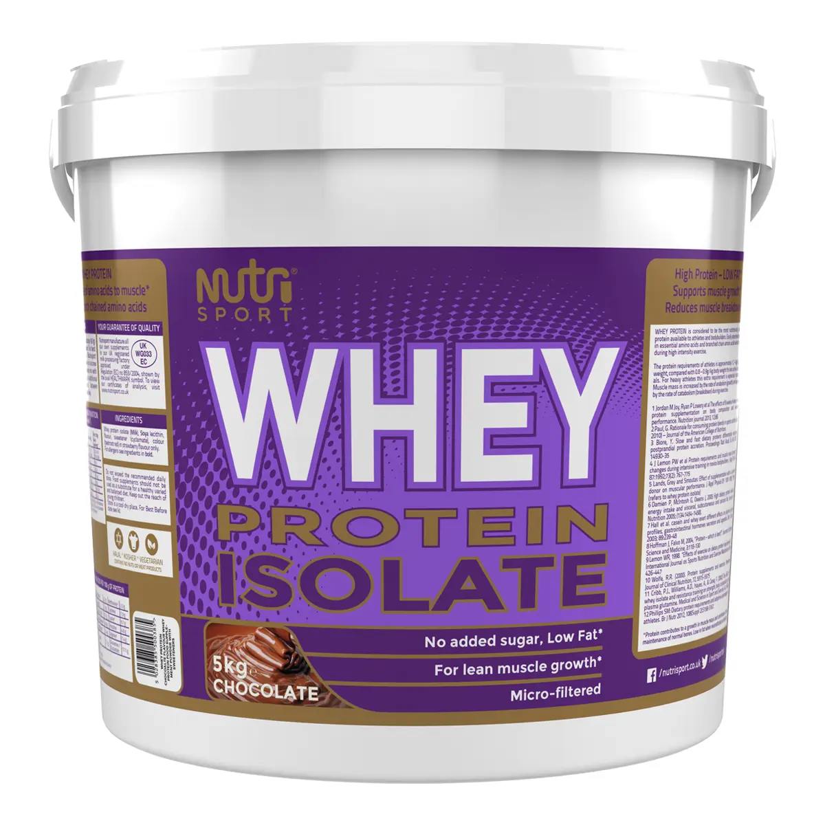 NutriSport Whey Isolate 5kg