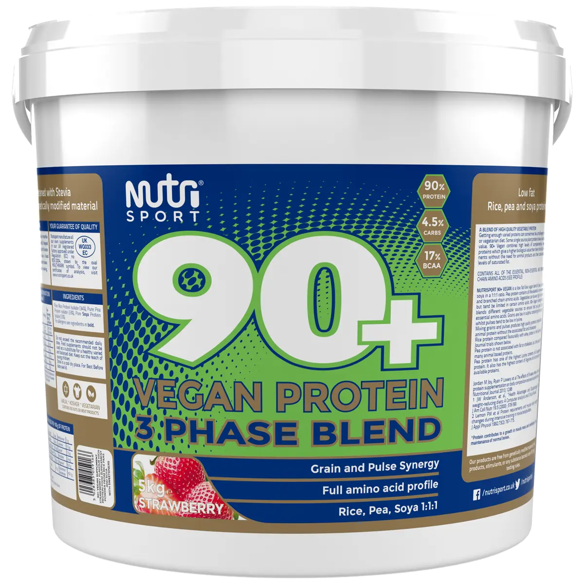 NutriSport 90+ Vegan Protein 5kg