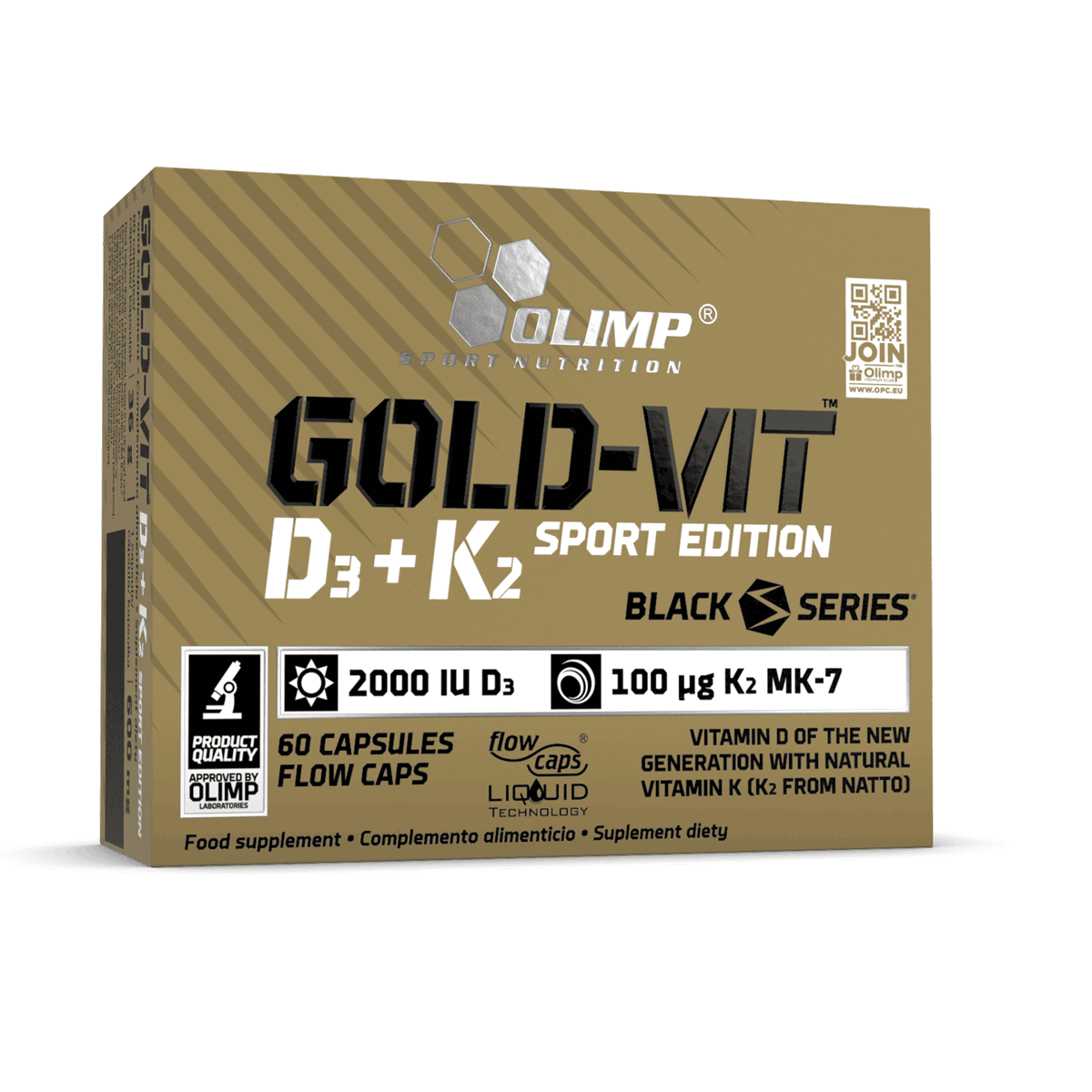 Olimp Sport Nutrition Gold Vit D3+K2 60 Caps