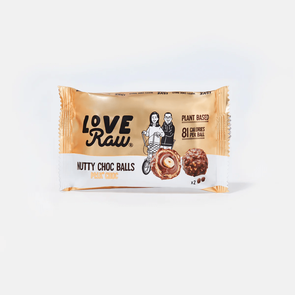 Loveraw Nutty Choc Balls 9X28G