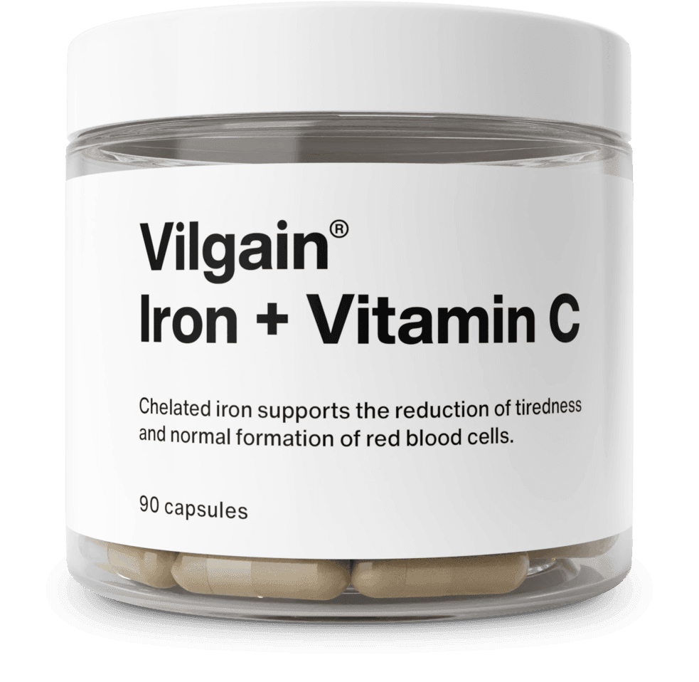 Vilgain Iron + Vitamin C 90 Caps