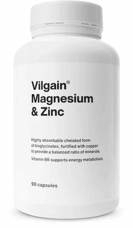 Vilgain Magnesium And Zinc 90 Caps