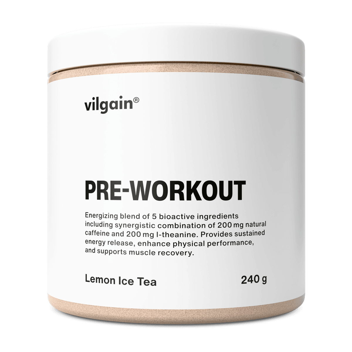 Image of Vilgain Pre-Workout 240g Orange Peach