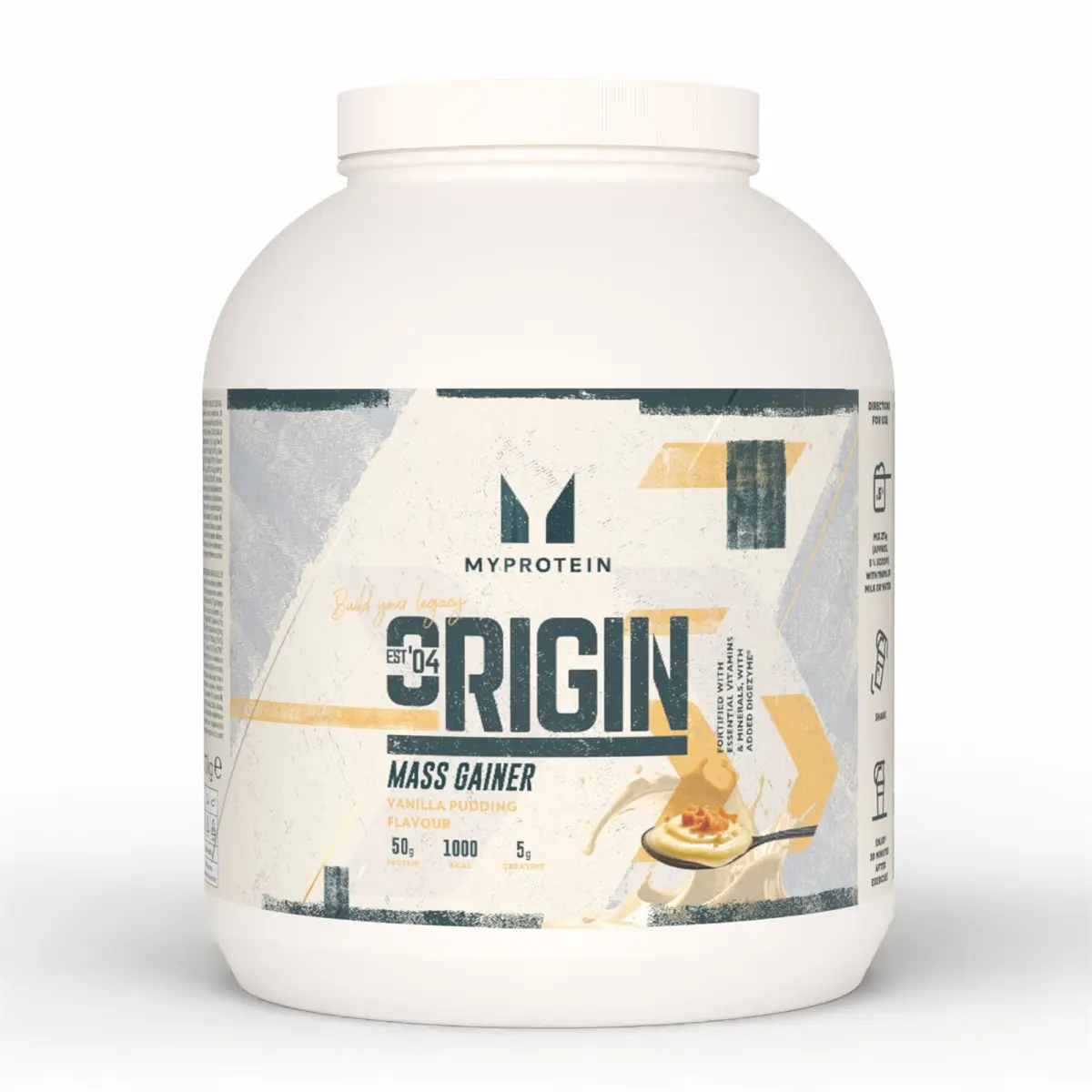 Image of MyProtein Origin Mass Gainer 2.74kg Vanilla Pudding